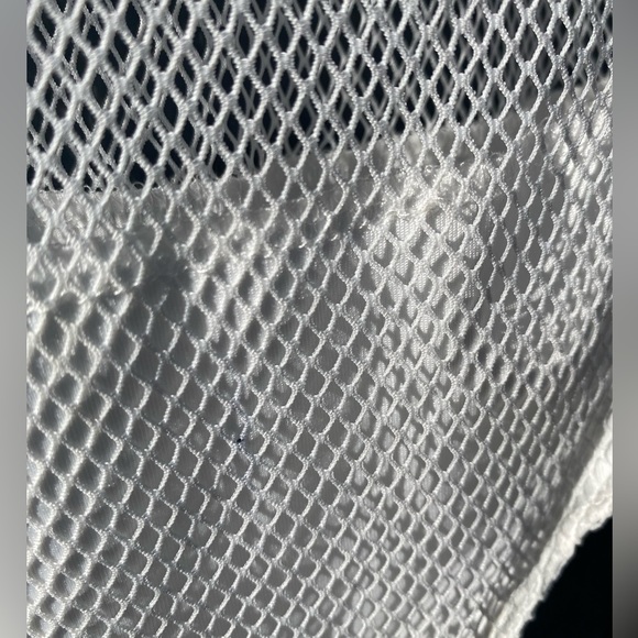 White Fishnet Bodysuit XL - Picture 6 of 6
